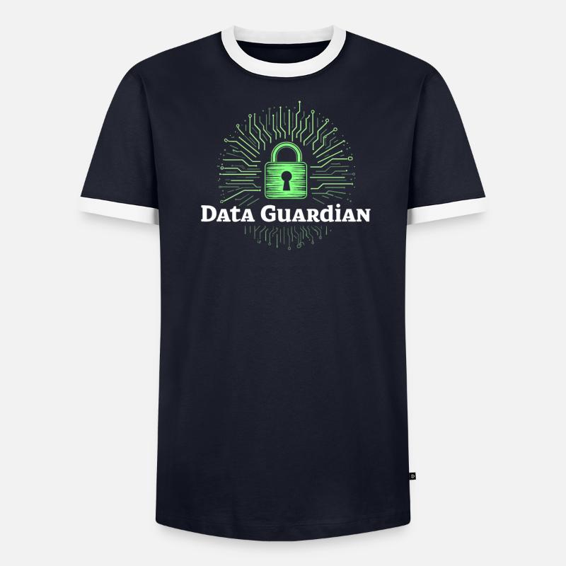 Ethical Hacking Cybersecurity Digital - Men's Ringer Shirt - undefined