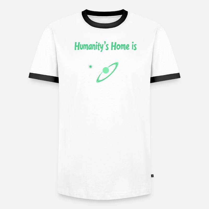 Exploration spatiale Découverte cosmique T-shirt contrasté Homme
