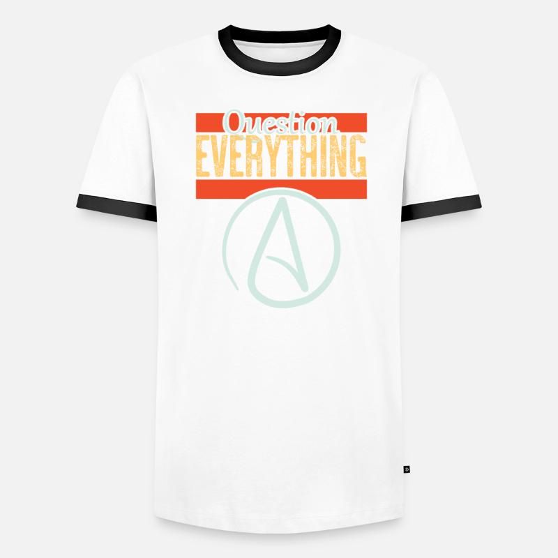 Question everything Men's Ringer Shirt