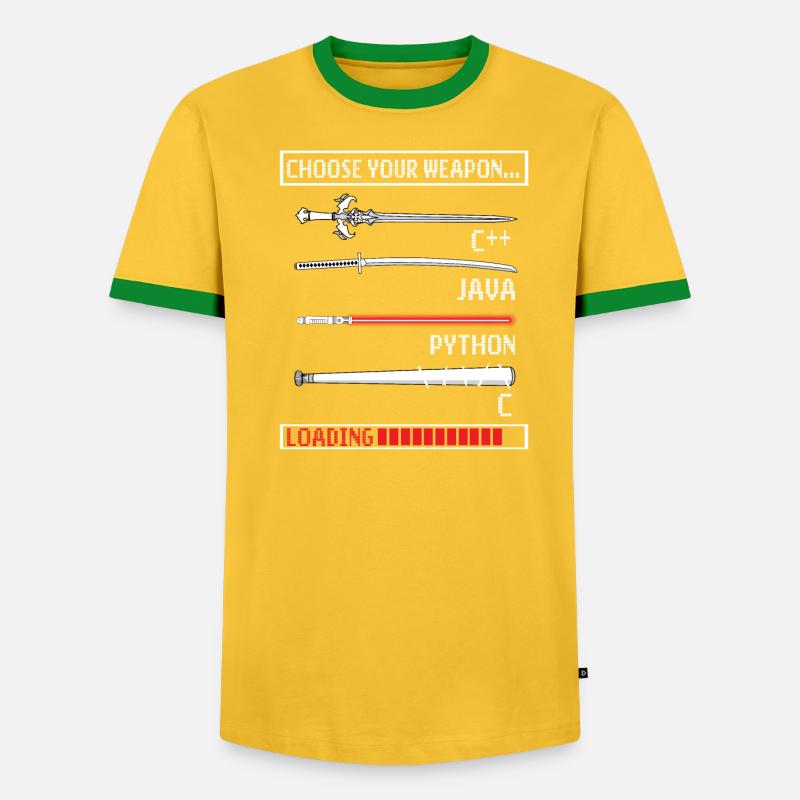 Programmierer Geschenk Java C Programmierung - Männer Kontrast-T-Shirt - undefined