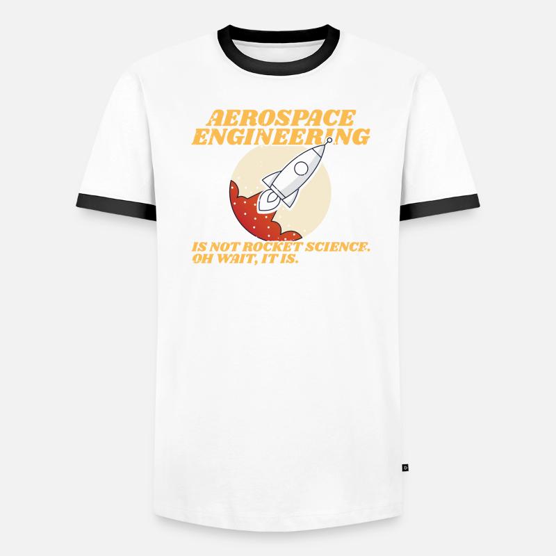 Aerospace Engineering Fun Engineer Student Men's Ringer Shirt
