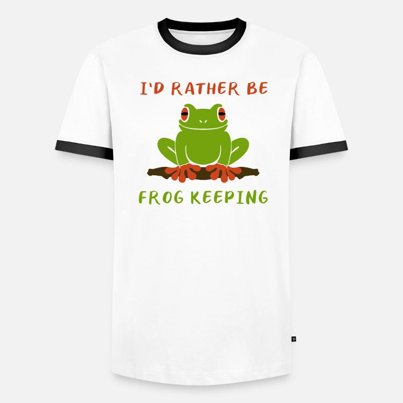 Frog Toad Jungle Jungle Gift Men's Ringer Shirt