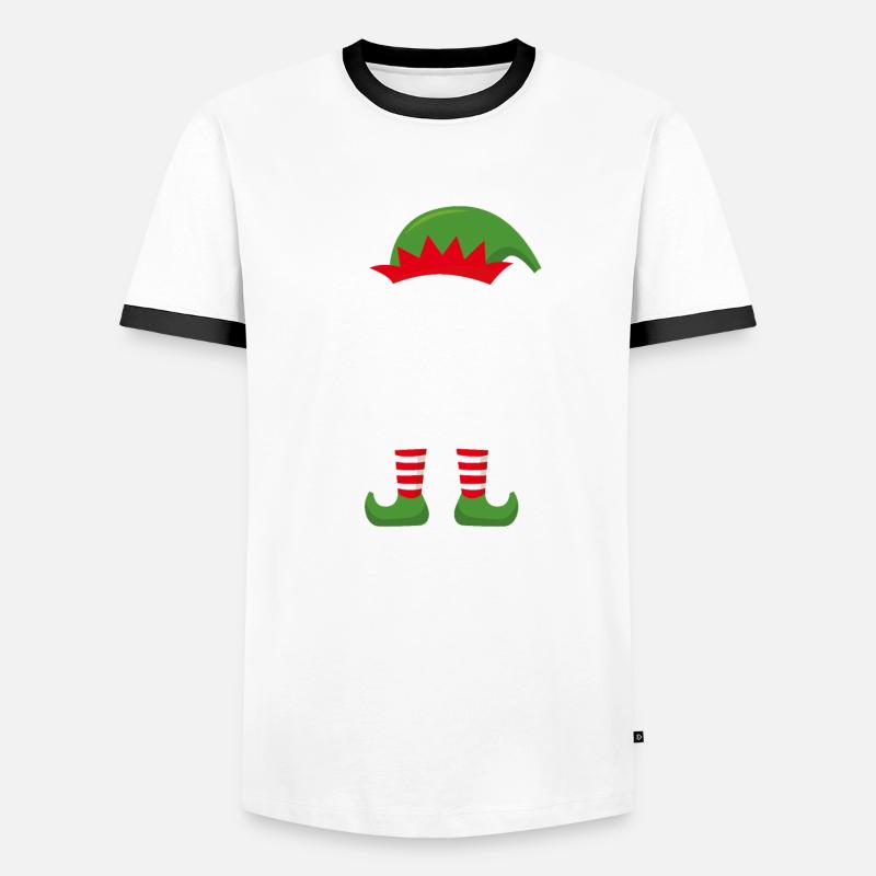 Der zerrissene Elf Männer Kontrast-T-Shirt