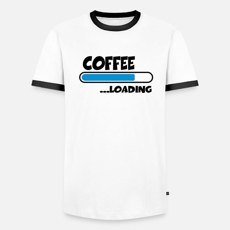 Coffee loading T-shirt contrasté Homme