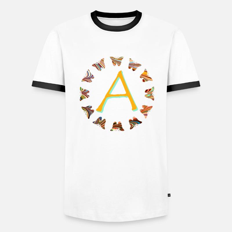 Papillons E 56 A T-shirt contrasté Homme