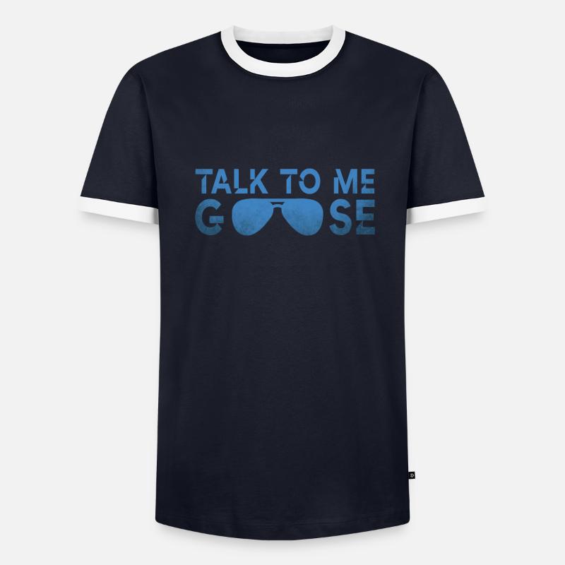 Parle-moi oie T-shirt contrasté Homme