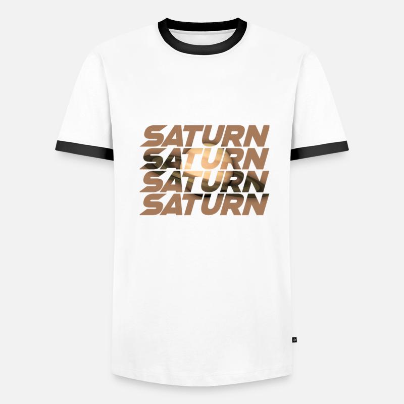 Conception de Saturne T-shirt contrasté Homme