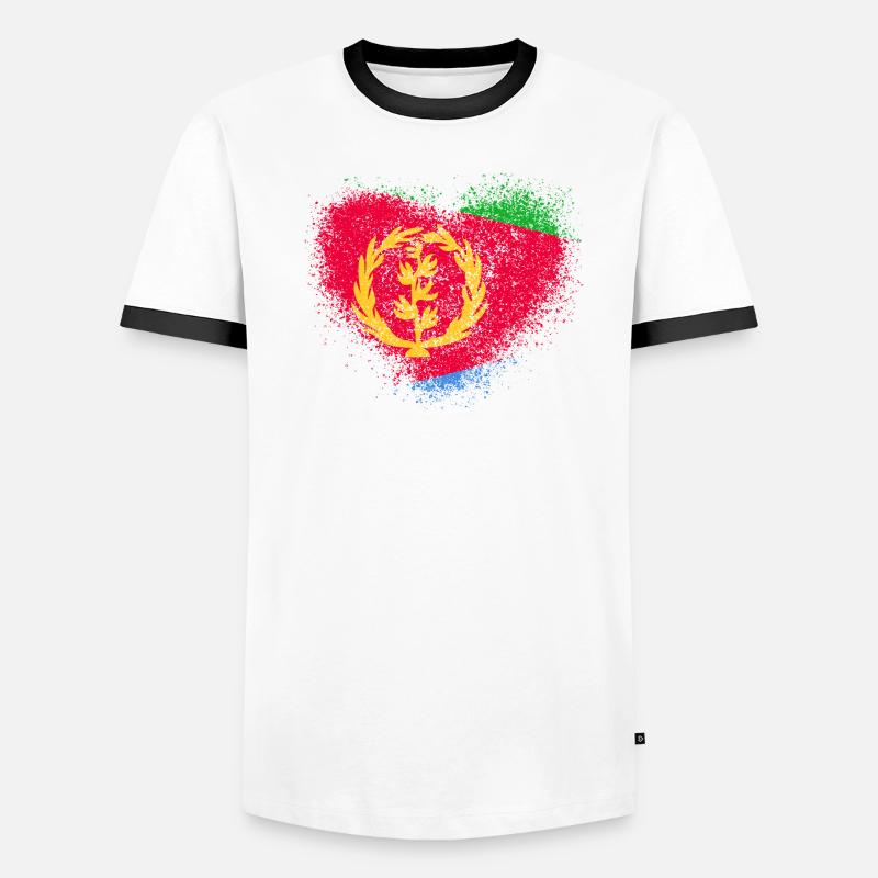 Érythrée T-shirt contrasté Homme