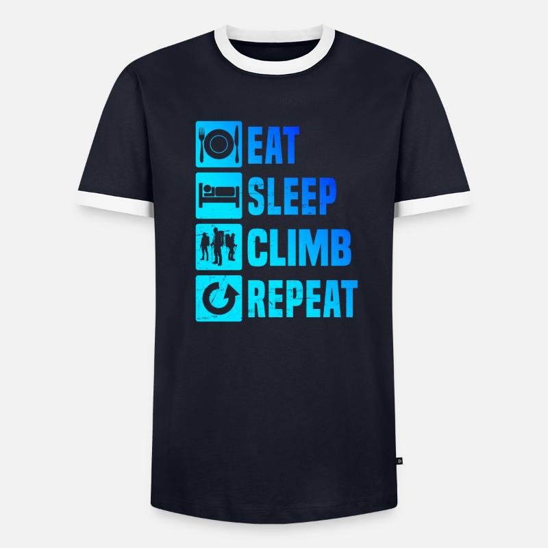 Climbing Kletterer Herren Boulder Klettern - Männer Kontrast-T-Shirt - undefined