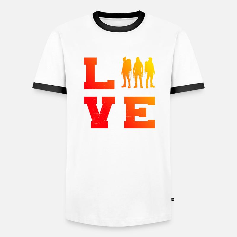 Escalade de bloc Kletterer Grimpeur Klettern T-shirt contrasté Homme
