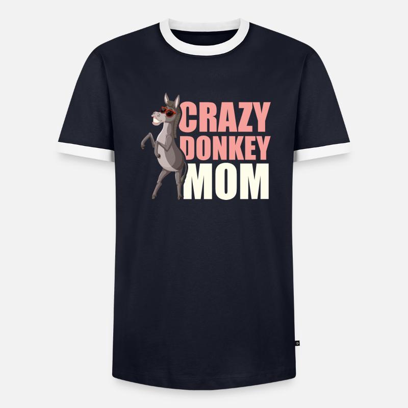 Donkey Mom - Men's Ringer Shirt - undefined