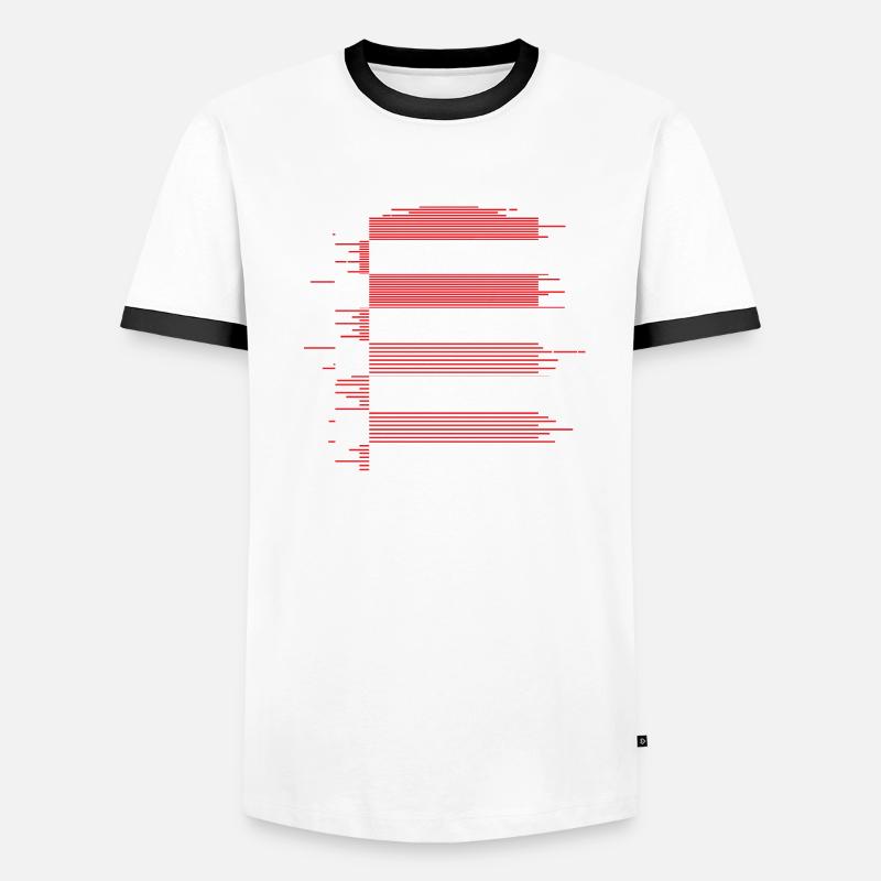 Drapeau de Brême Drapeau de Brême T-shirt contrasté Homme