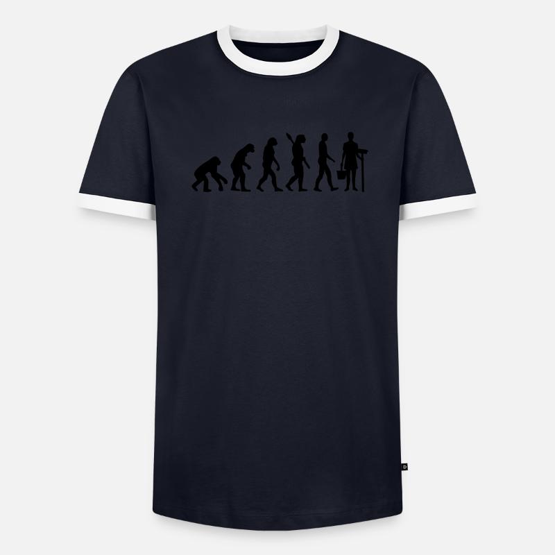 Evolution Cleaning lady Men's Ringer Shirt