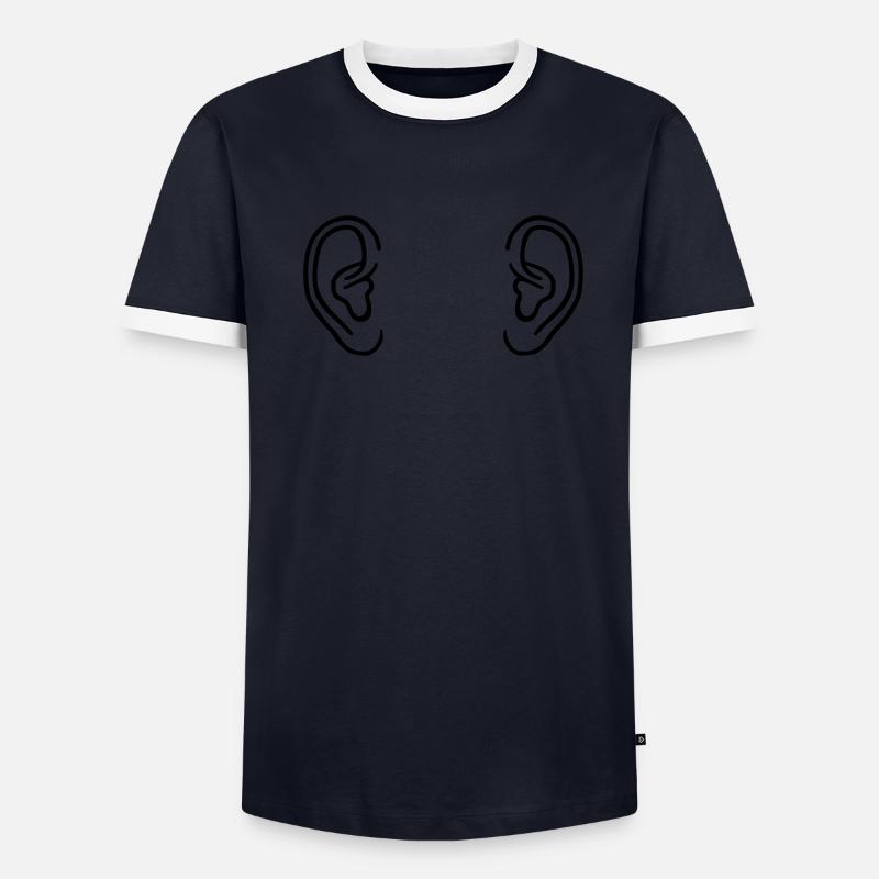 Oreille T-shirt contrasté Homme