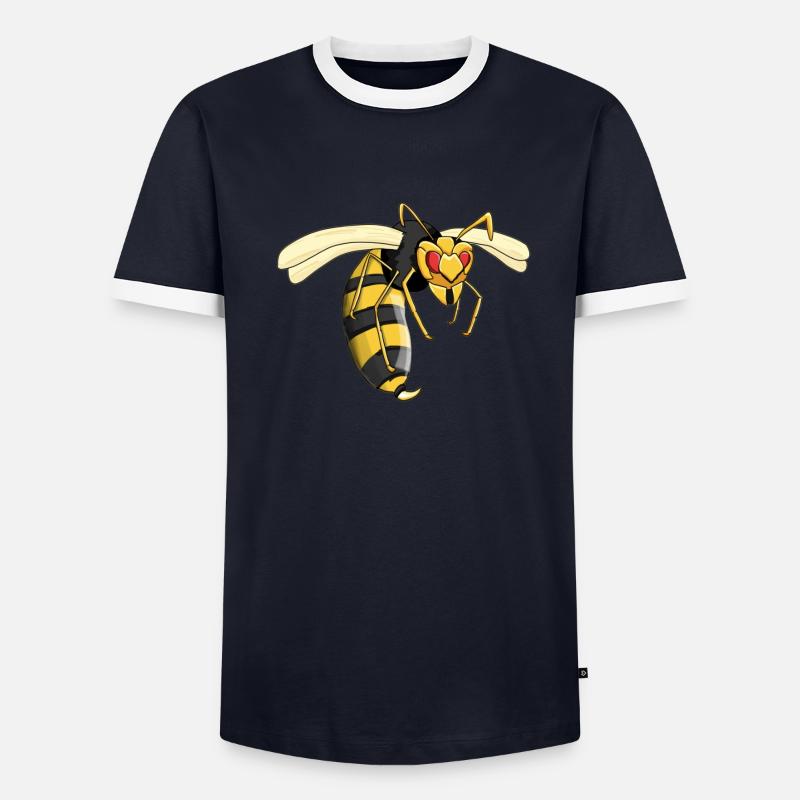 Guêpe T-shirt contrasté Homme