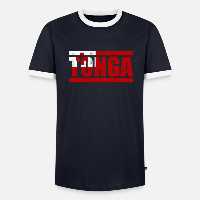 Tonga T-shirt contrasté Homme