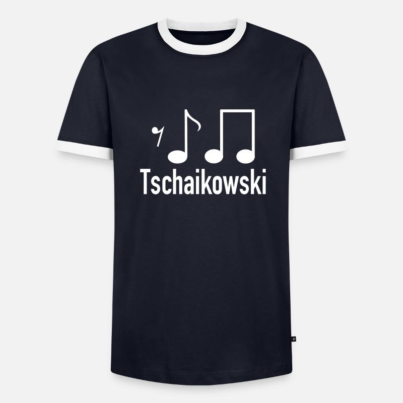 Tchaikovsky classical music Men's Ringer Shirt