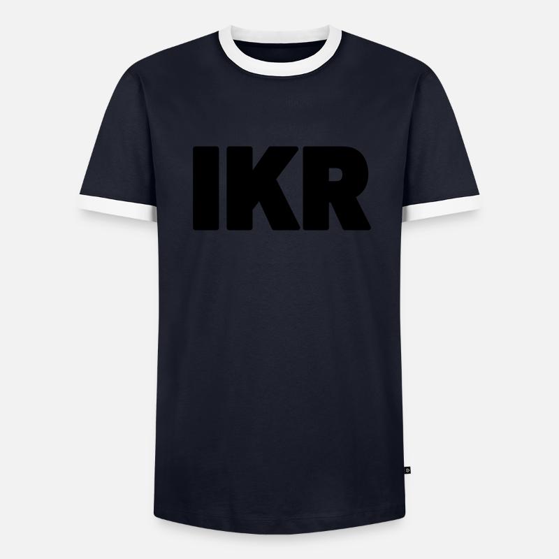 IKR | Text Slang Men's Ringer Shirt