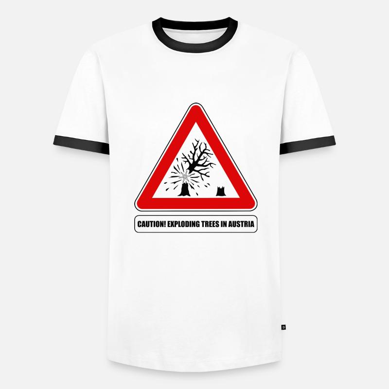 exploding trees,  exploding trees Austria Men's Ringer Shirt