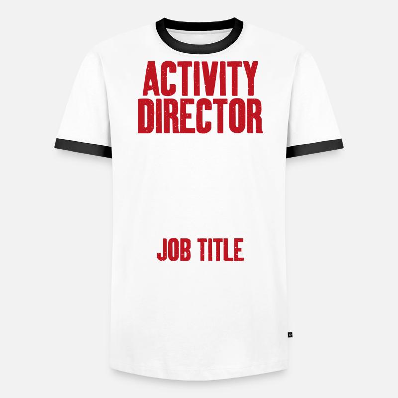 Activity Leader Ninja Activity Coordinator Men's Ringer Shirt