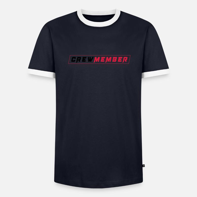 membre d'équipage T-shirt contrasté Homme