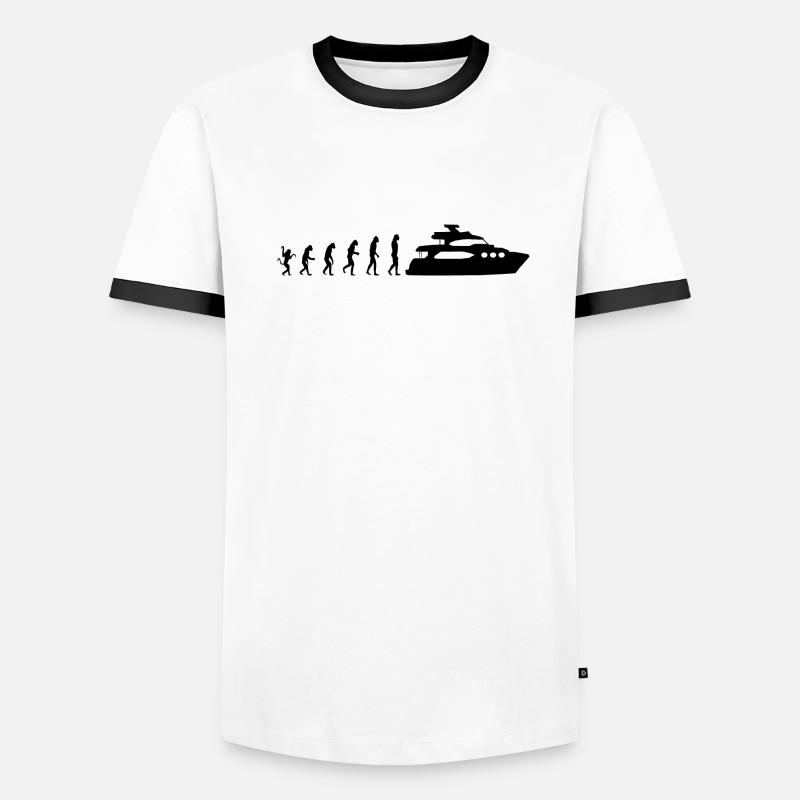Bateau à moteur Evolution T-shirt contrasté Homme