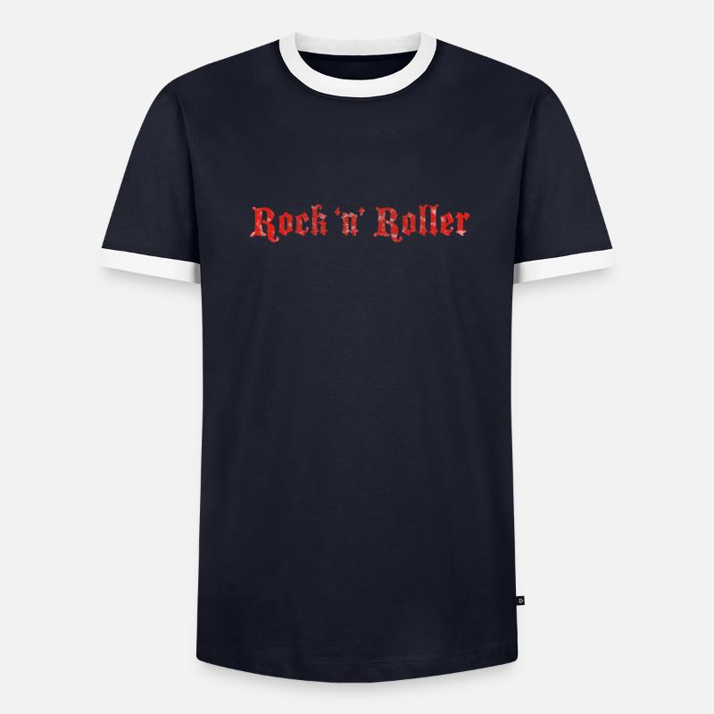 Rock n Roller Distressed Men's Ringer Shirt