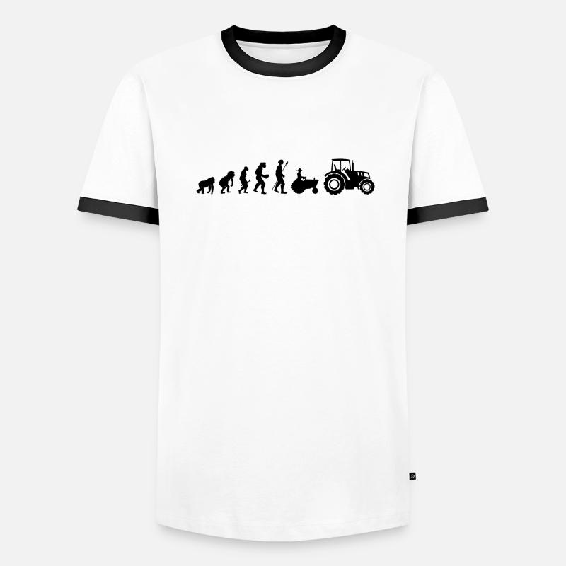 Évolution tracteur T-shirt contrasté Homme