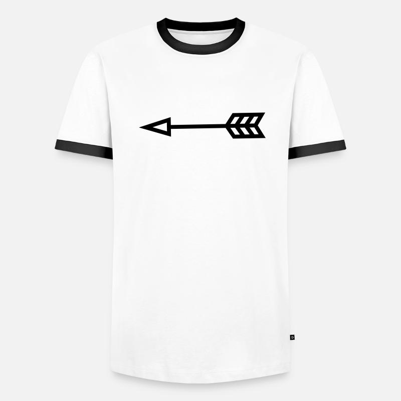 Flèche T-shirt contrasté Homme