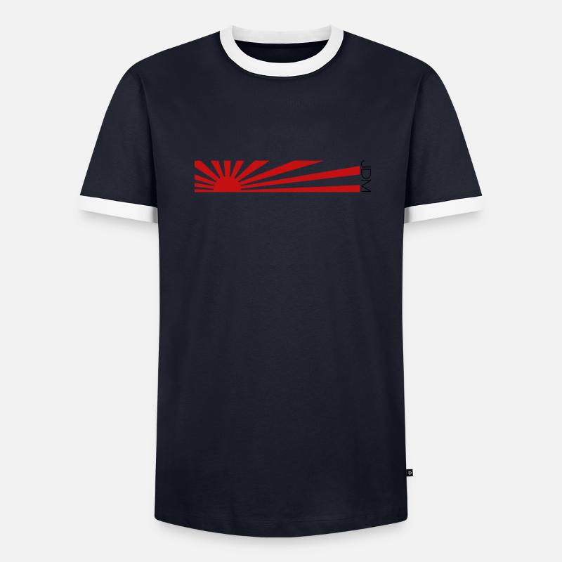 Conception de drapeau JDM T-shirt contrasté Homme