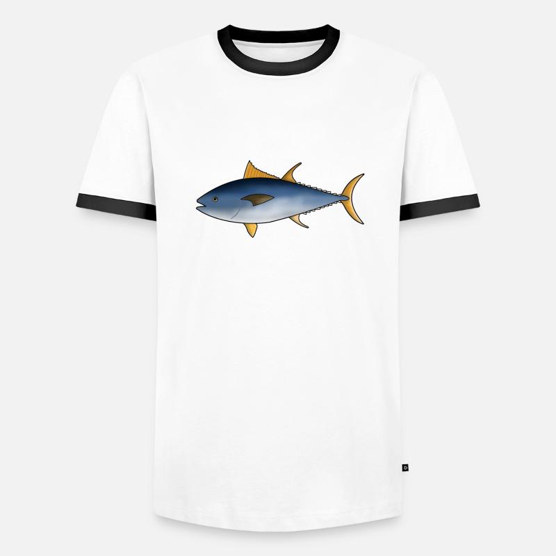 Thon thon thon thon T-shirt contrasté Homme