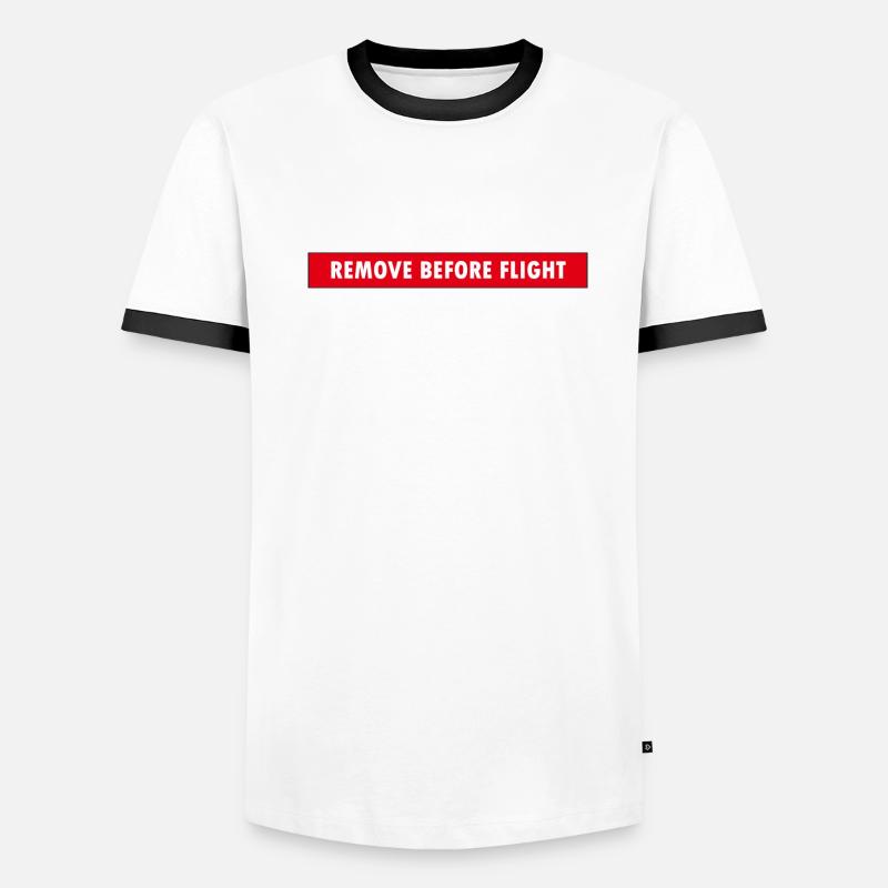 Remove before flight Men's Ringer Shirt