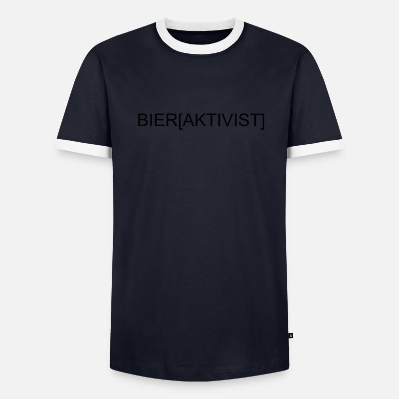 Bieraktivist Männer Kontrast-T-Shirt