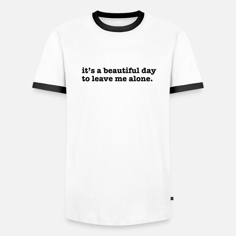 leave me alone Men's Ringer Shirt
