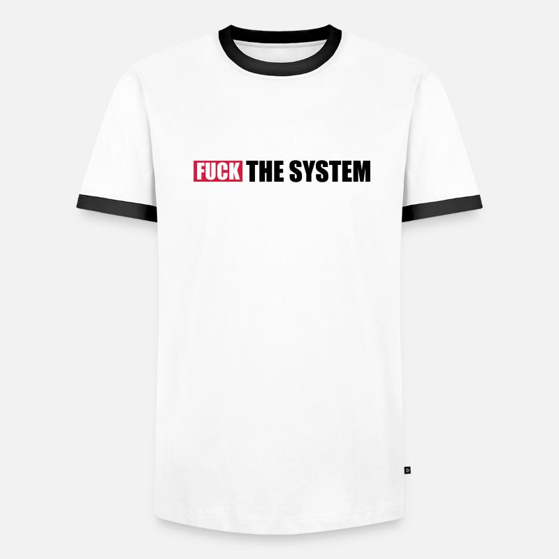 Le soulèvement baise le système T-shirt contrasté Homme