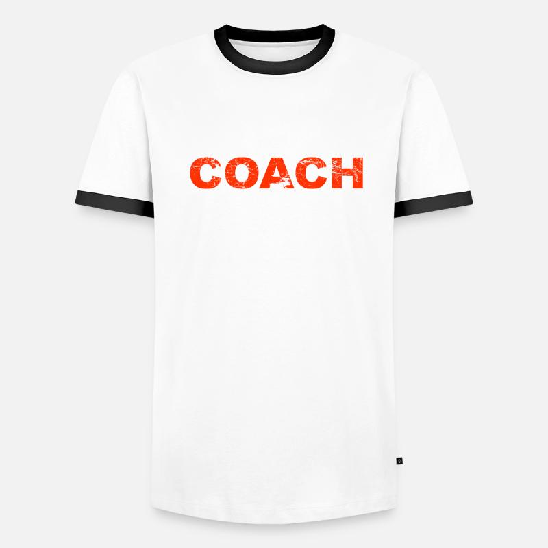 Coaching Trainer Training Spruch Coach Männer Kontrast-T-Shirt