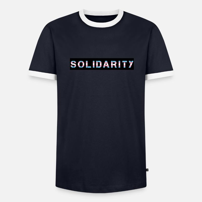 Solidarité trans T-shirt contrasté Homme