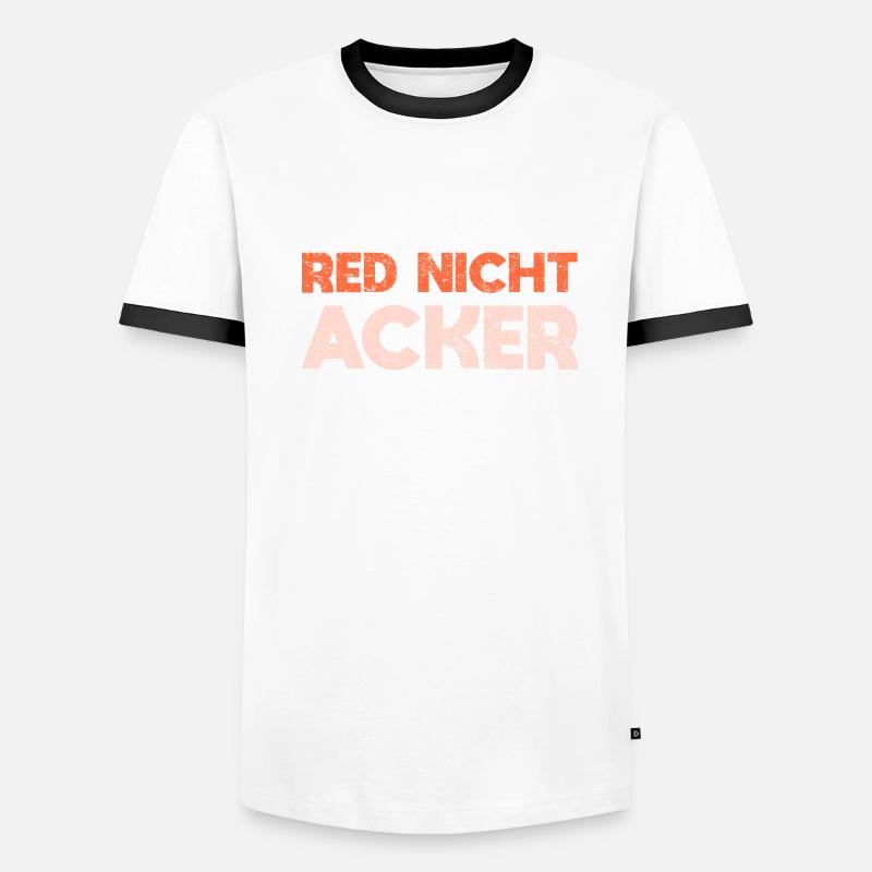 Red Nicht, Acker Männer Kontrast-T-Shirt
