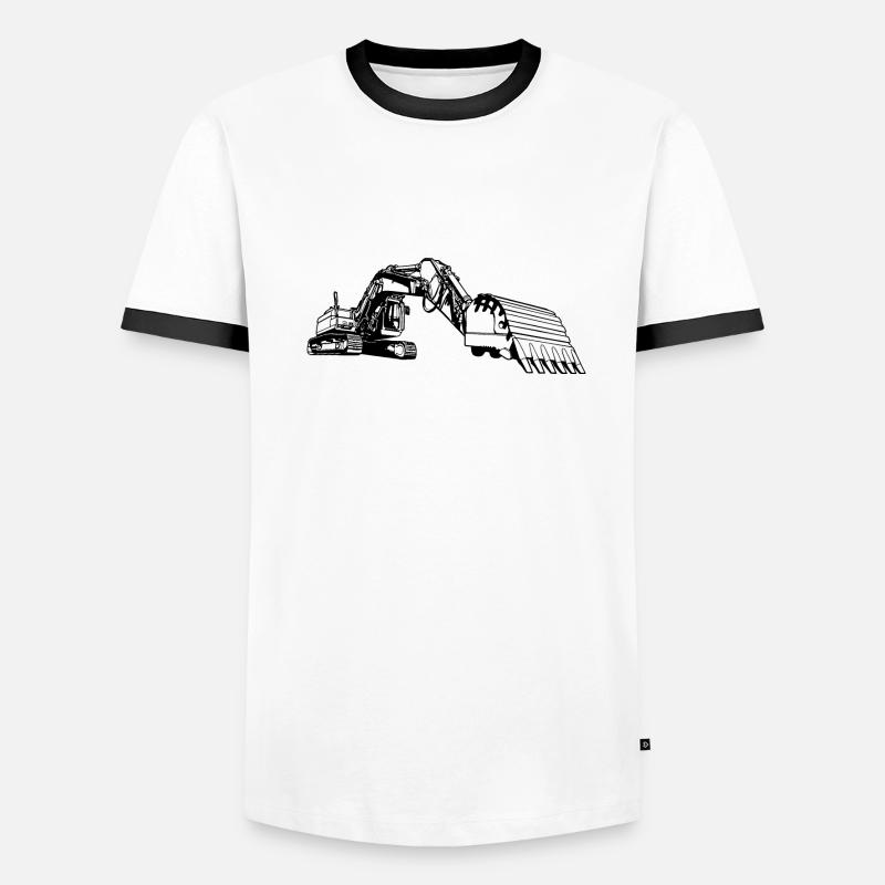 Loading shovel gift excavator driver excavator operator Men's Ringer Shirt