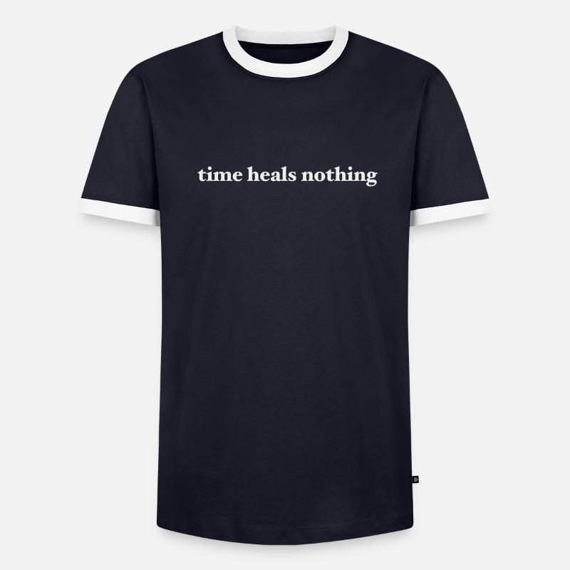 Time Heals Nothing Men's Ringer Shirt