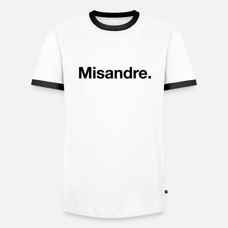 Misandre. T-shirt contrasté Homme