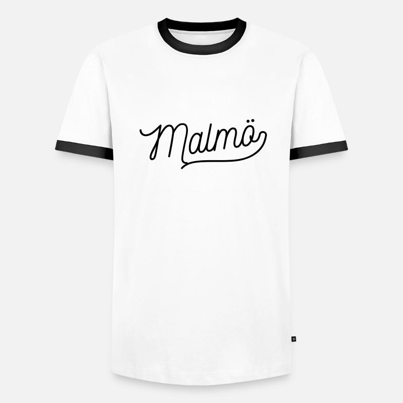 Malmö Männer Kontrast-T-Shirt