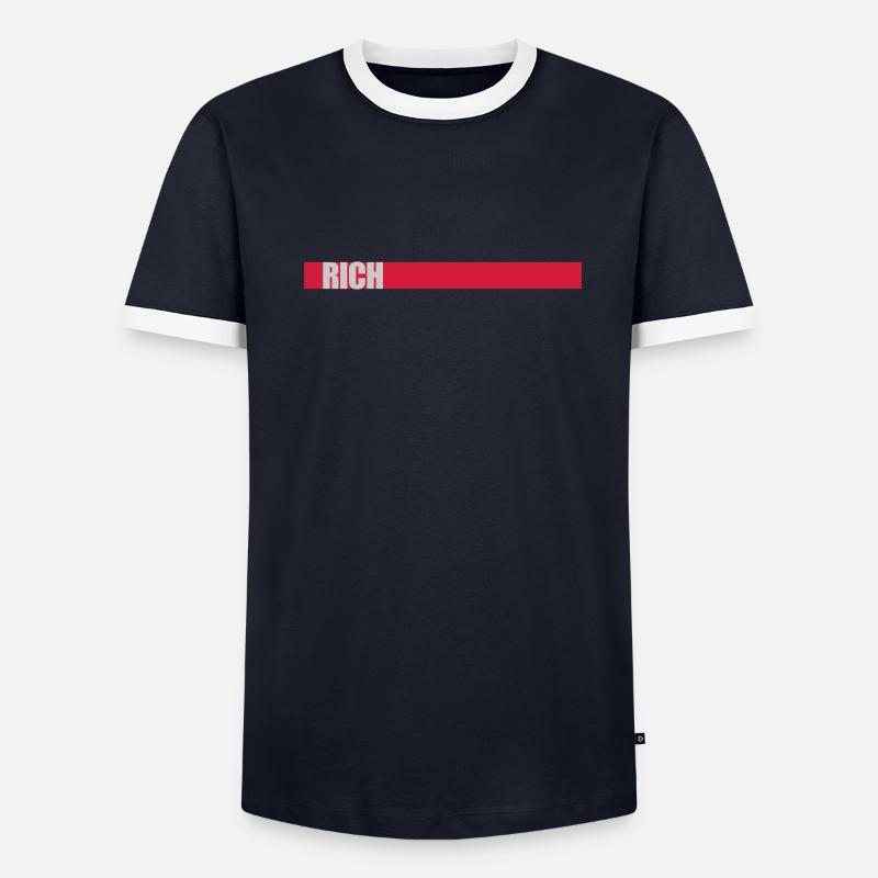 Bar Logo Rich Men's Ringer Shirt
