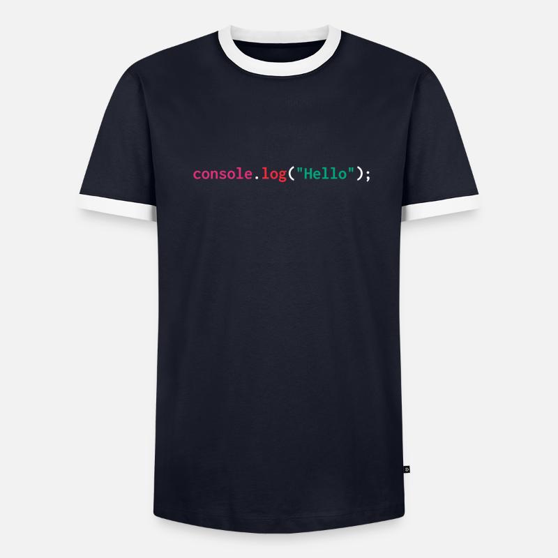 Entwickler javascript web humor lustig Männer Kontrast-T-Shirt