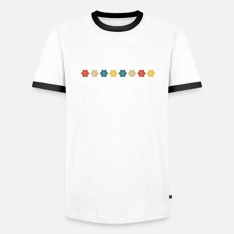 Vintage Retro Daisy Men's Ringer Shirt