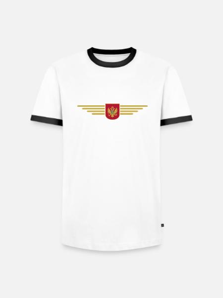 Montenegro Design – Experience the Balkans - Men's Ringer Shirt -  - Front