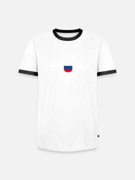 Russland T-Shirt – Stolz und Tradition - Männer Kontrast-T-Shirt -  - Vorne