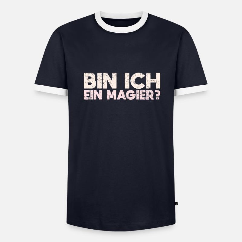 Bin Ich Ein Magier? Männer Kontrast-T-Shirt