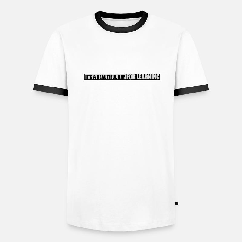 beautiful day for learning Men's Ringer Shirt
