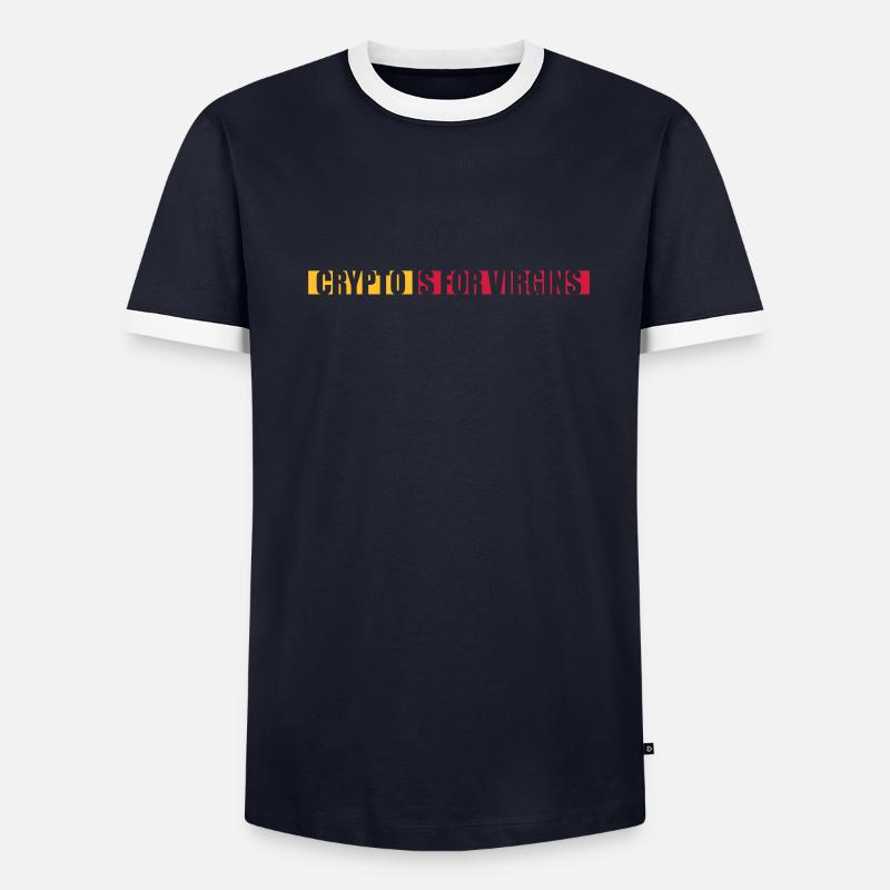 Crypto est pour les vierges T-shirt contrasté Homme